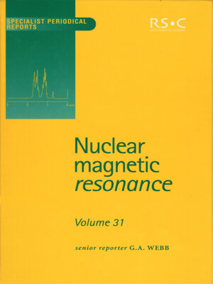 cover image of Nuclear Magnetic Resonance, Volume 31
